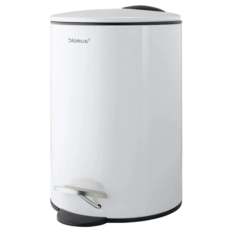 TUBO Pedalbøtte 3 L, Hvit