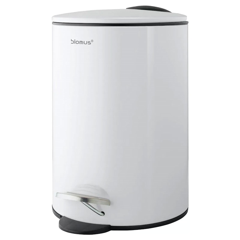 TUBO Pedalbøtte 3 L, Hvit