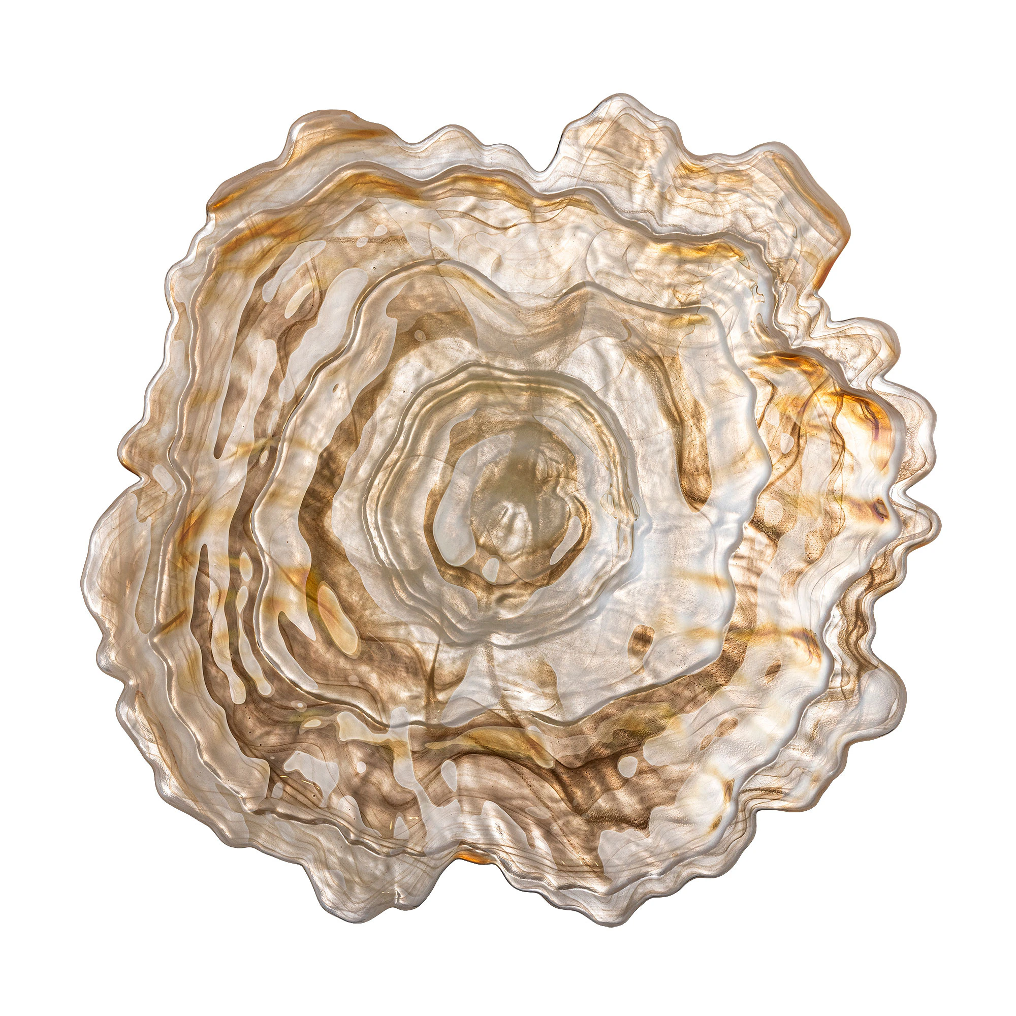 Bloomingville Asimi Bowl &Oslash;38,5 Cm -  Serveringssk&aring;ler Glass Nature - 82068717