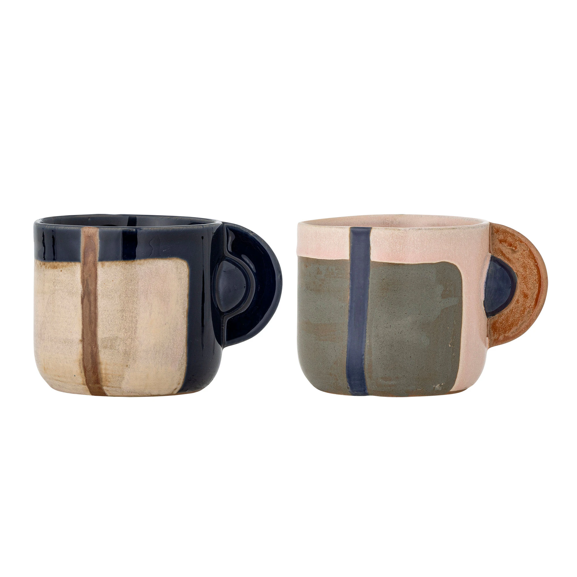 Bloomingville Bolivia Cup 2-pack -  Kaffekopper Stengods Multi - 82063178