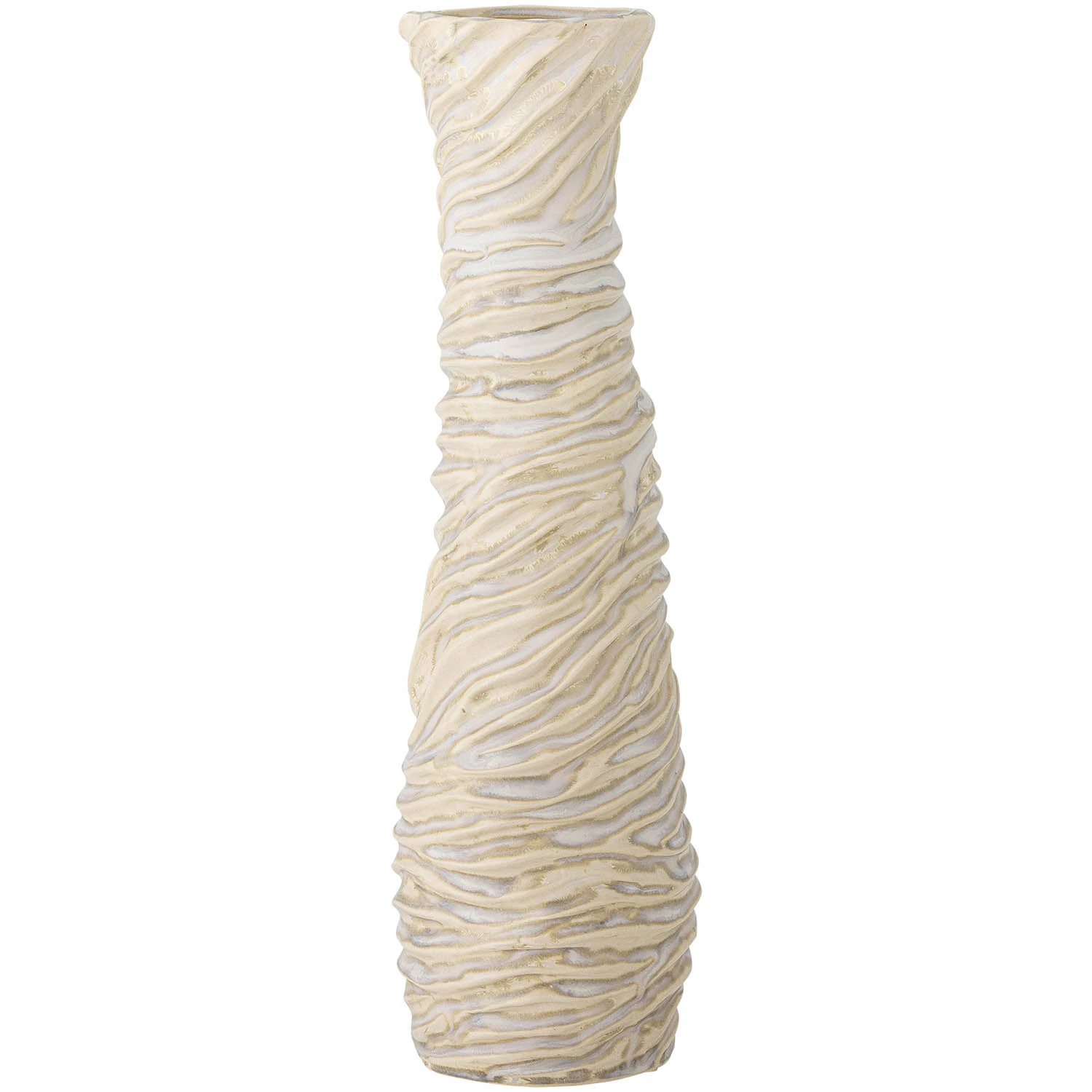 Bloomingville Damien Vase 31,5 Cm Natur -  Vaser Stengods Hvit - 82060822