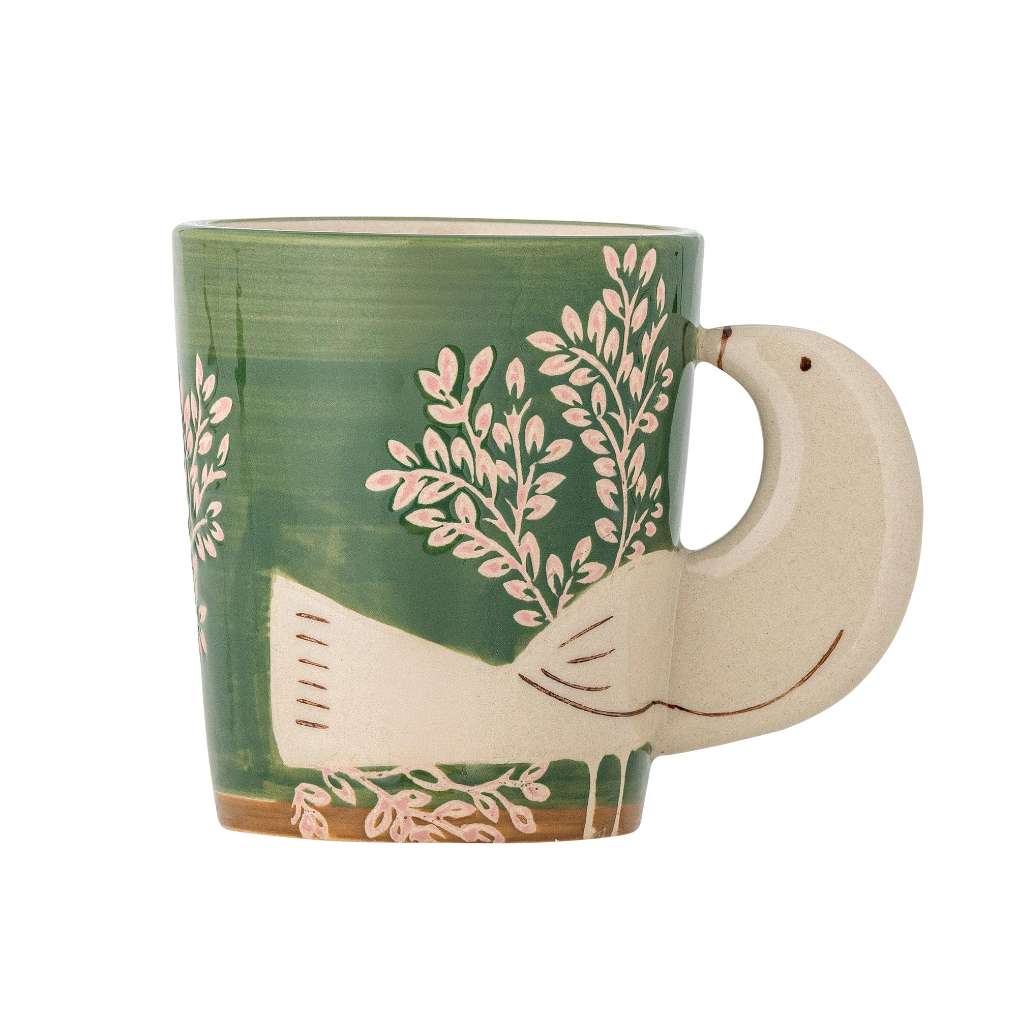 Bloomingville Hezha Cup - Kaffekopper Stengods Gr&oslash;nn - 82072668