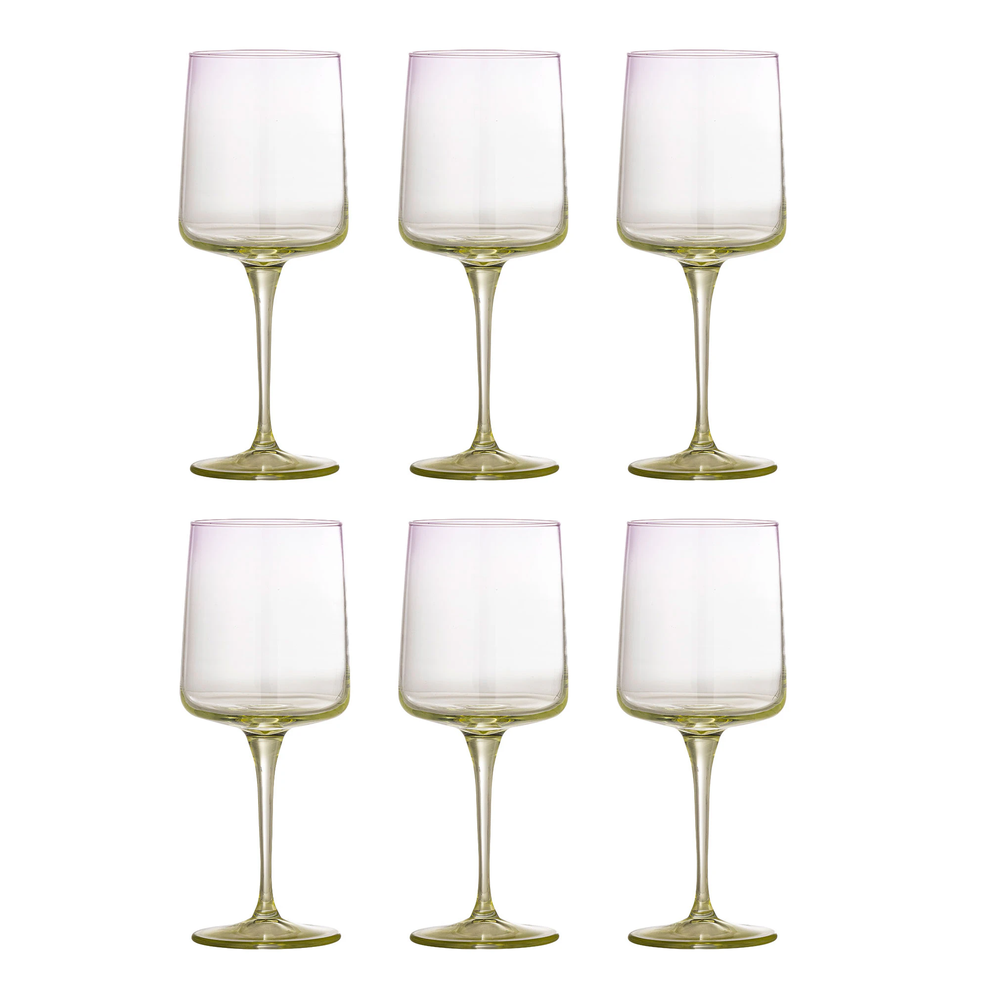 Bloomingville Luciana Wine  6-pack -  Vinglass Glass Gr&oslash;nn - 82068740