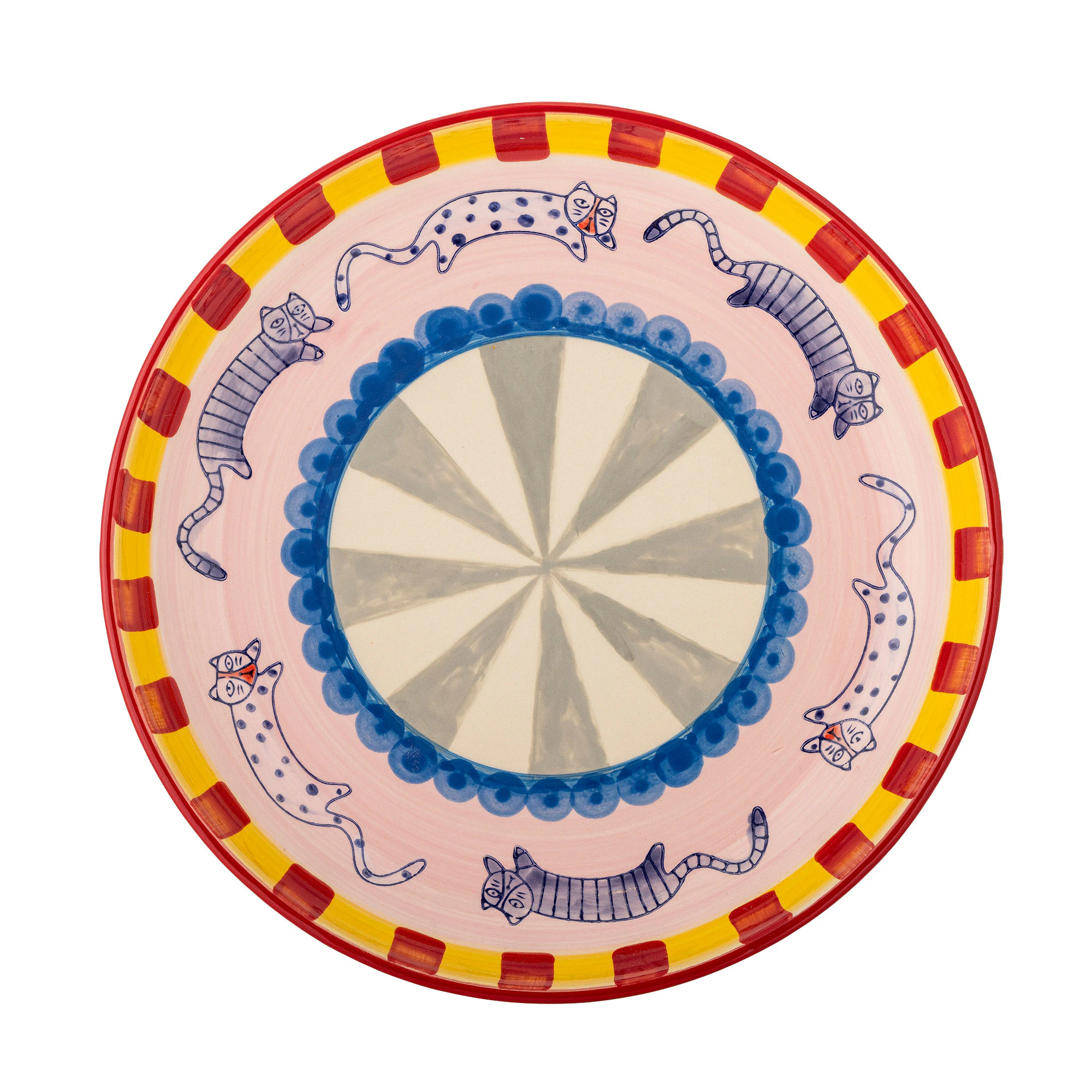 Bloomingville Missy Tray / Serving Dishes -  Fruktsk&aring;ler Stengods Multi - 82063224
