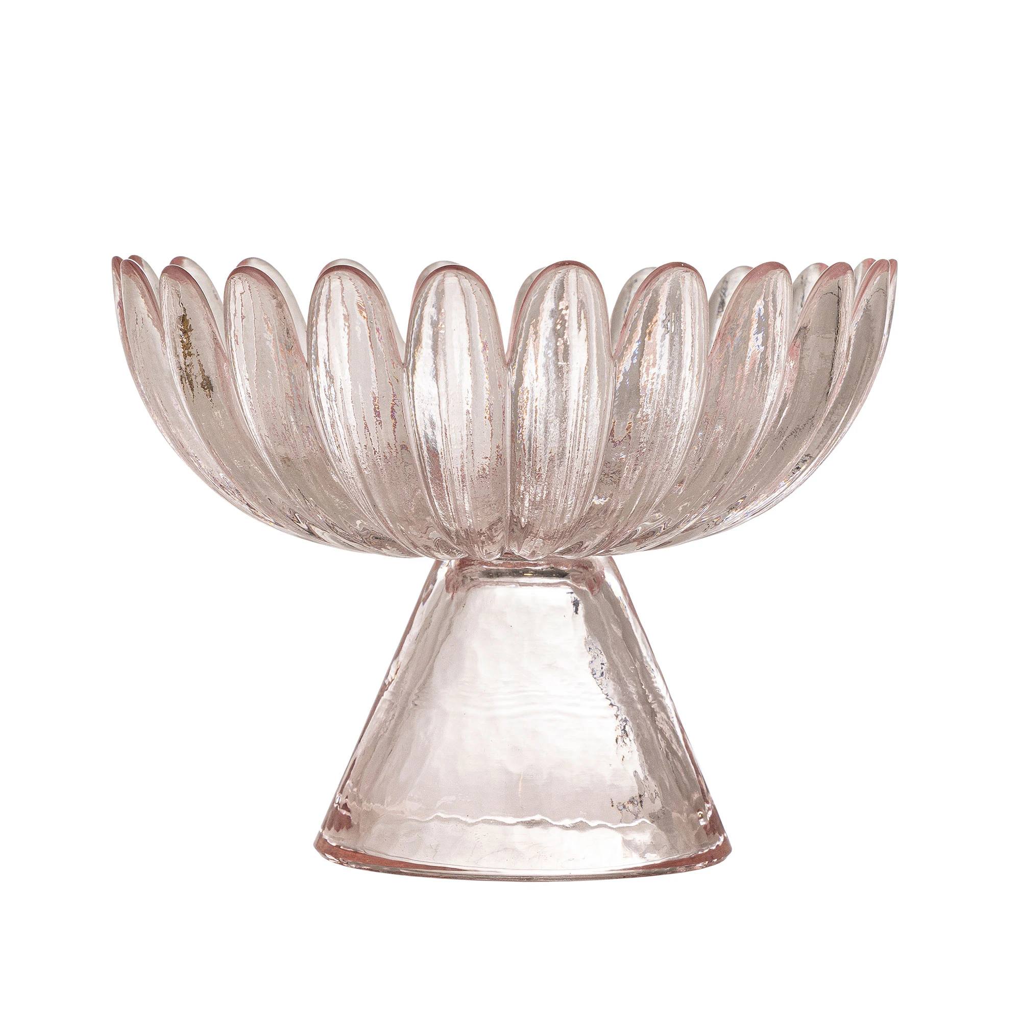 Bloomingville Nalu Pedestal Bowl &Oslash;13 Cm -  Serveringssk&aring;ler Glass Rose - 82068719