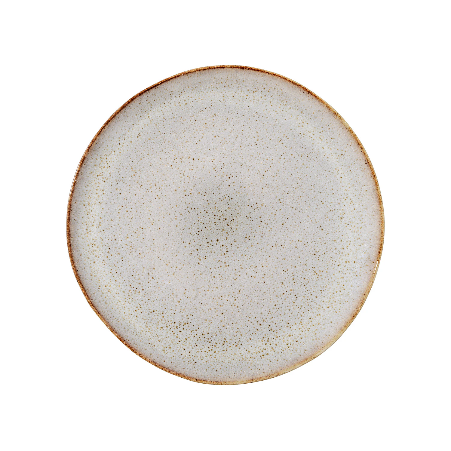 Bloomingville Rine Tallerken 22 Cm Lys Gr&aring; -  Tallerkener Keramikk Sand - 17904139