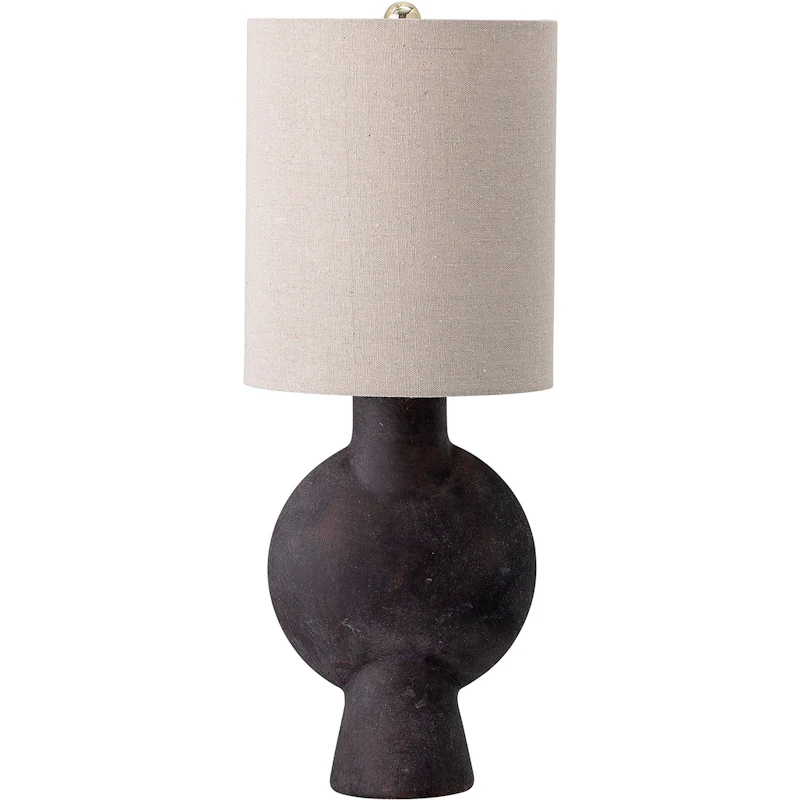 Terrakotta Bordlampe, Brun
