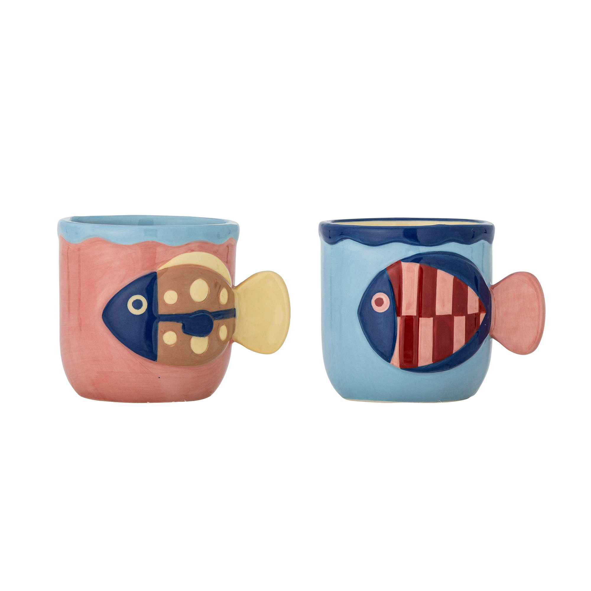 Bloomingville Willy Cup 2-pack -  Kaffekopper Stengods Multi - 82063205