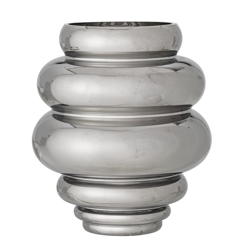 Zorya Glassvase 24 cm, Sølv