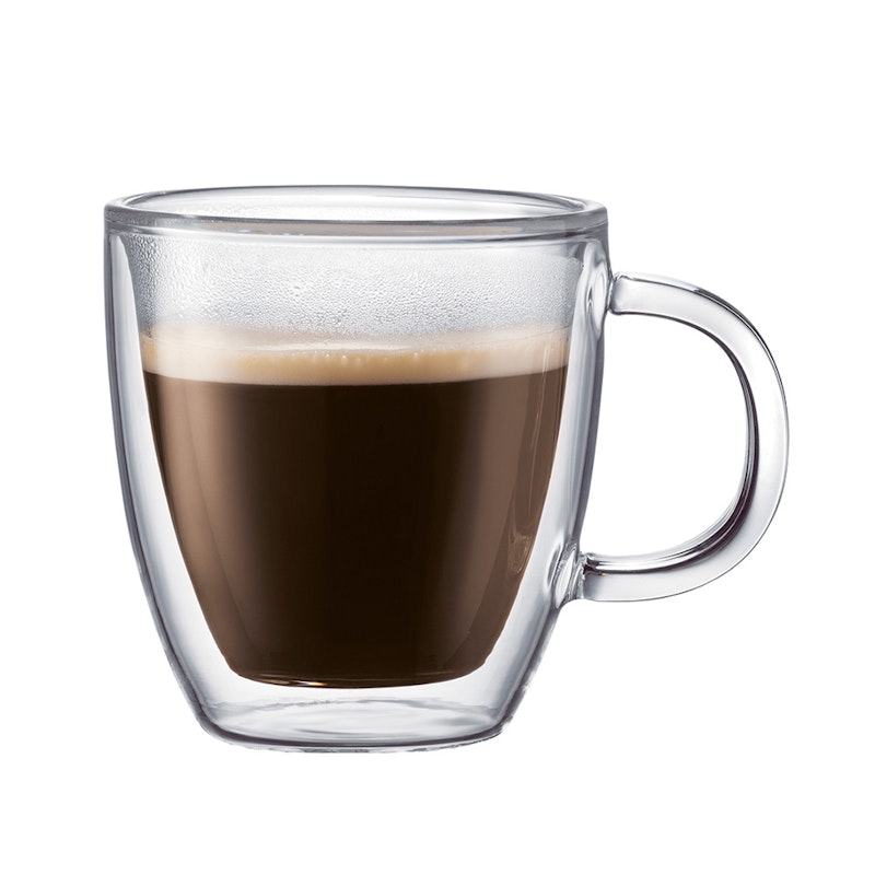 BISTRO Dobbeltvegget Espressokopp, 30 cl, 2-pk