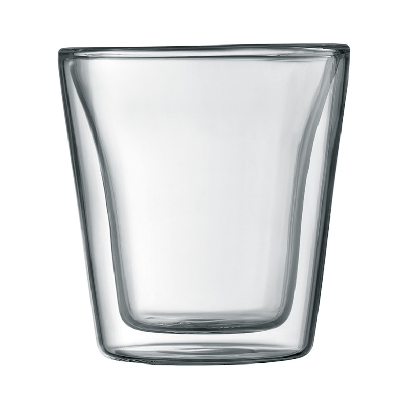 BODUM CANTEEN Dobbeltvegget Glass 10 cl, 6-pk