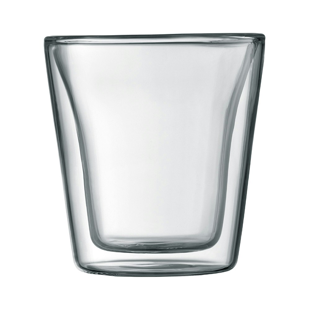 Bodum  Canteen Dobbeltvegget  10 Cl 6-pk -  Espressokopper Glass Klar - 10108-10-12