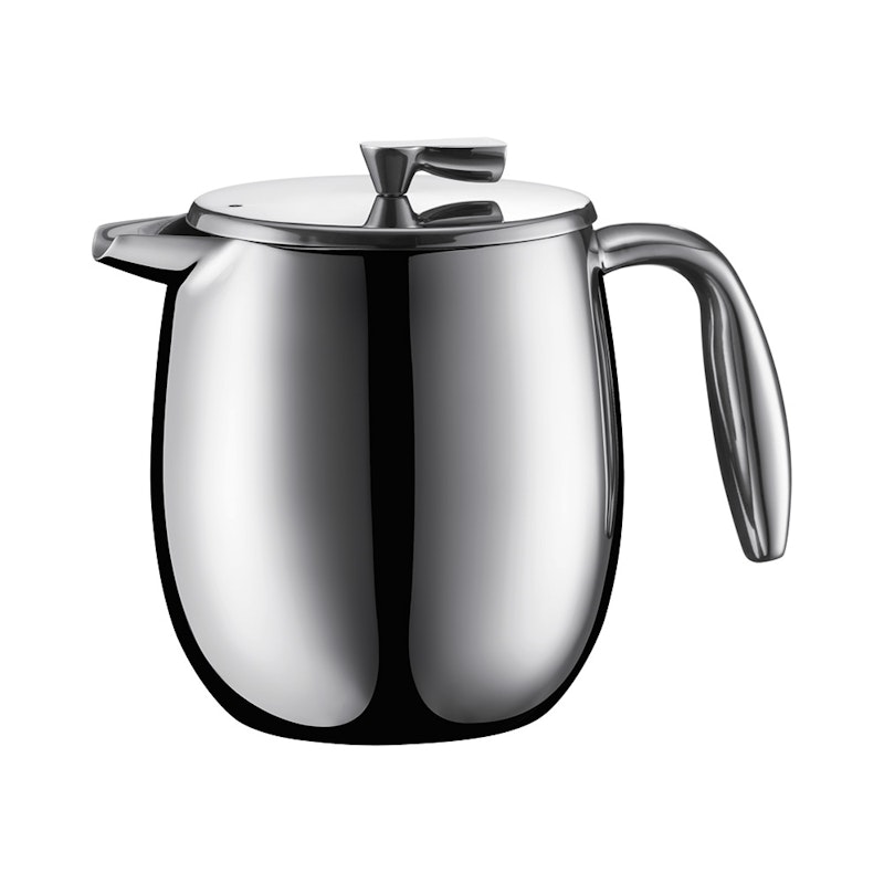 COLUMBIA Kaffebrygger Dobbeltvegget Blank, 4 Kopper