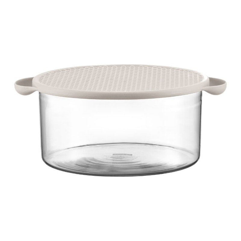 HOT POT Bowl With Lid 2,5 L, White