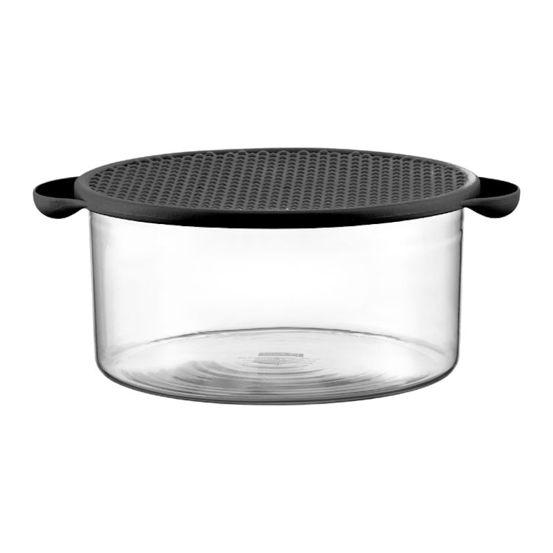 HOT POT Bowl With Lid 2,5 L, Black