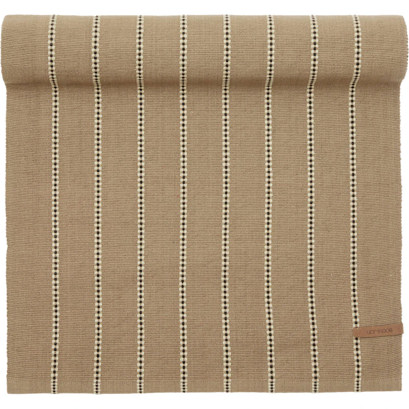 Helga Bordløper 40x120 cm, Sort / Beige