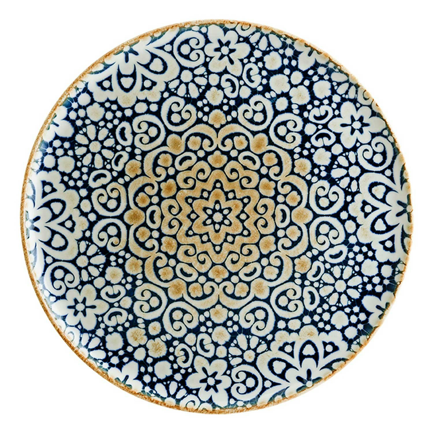 Bonna Alhambra Serveringsfat 32 Cm -  Serveringsfat Porselen Bl&aring; - ALHGRM32PZ