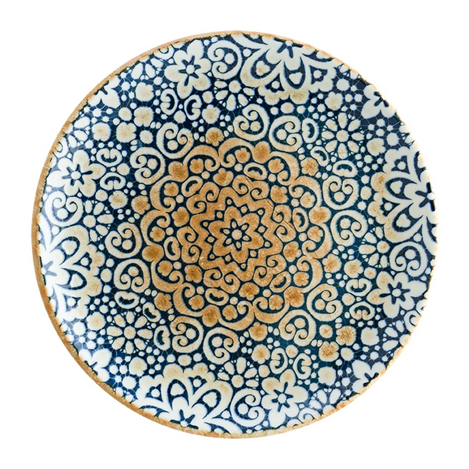 Bonna Alhambra Tallerken 27 Cm -  Tallerkener Porselen Bl&aring; - ALHGRM27DZ