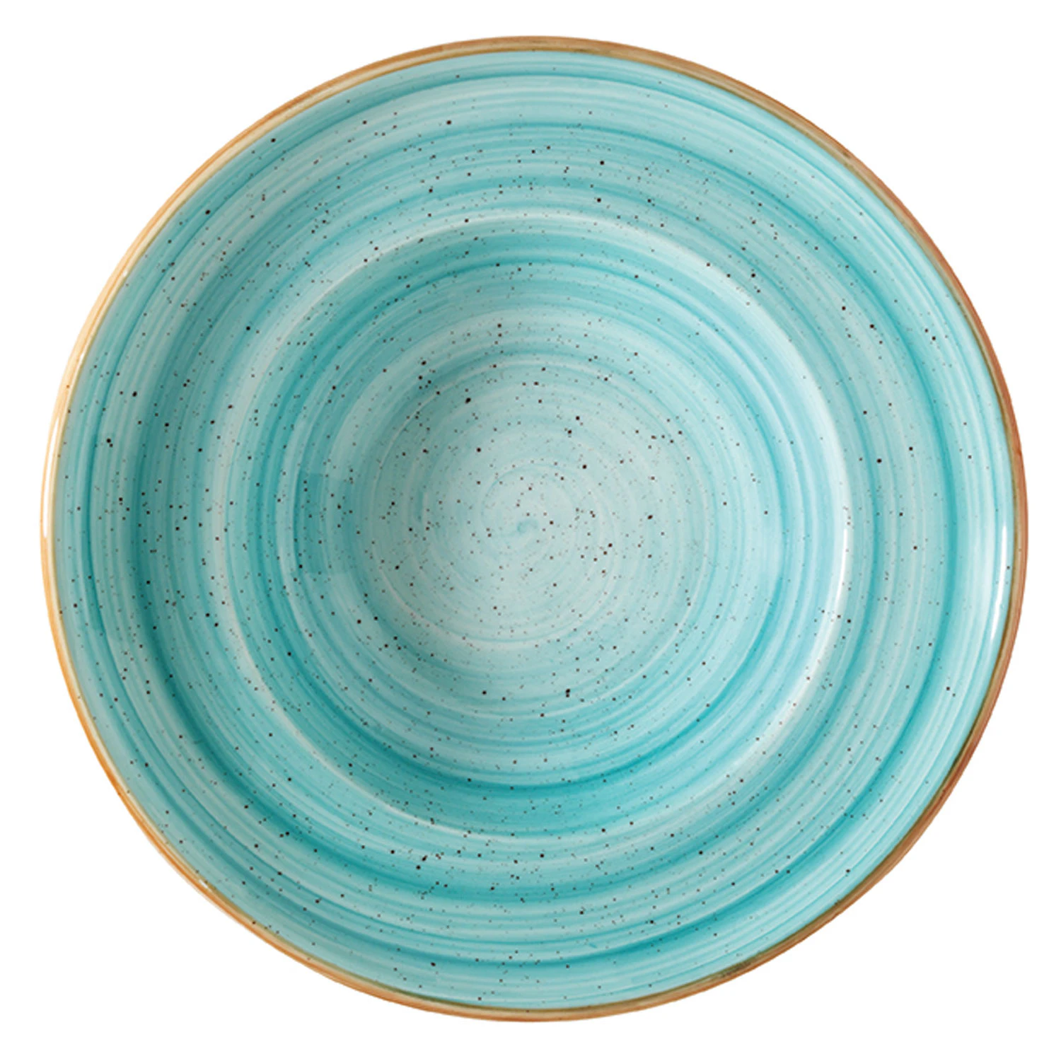 Bonna Aura Aqua Dyp Tallerken 27 Cm -  Dype tallerkener Porselen Turkis - AAQGRM27CK