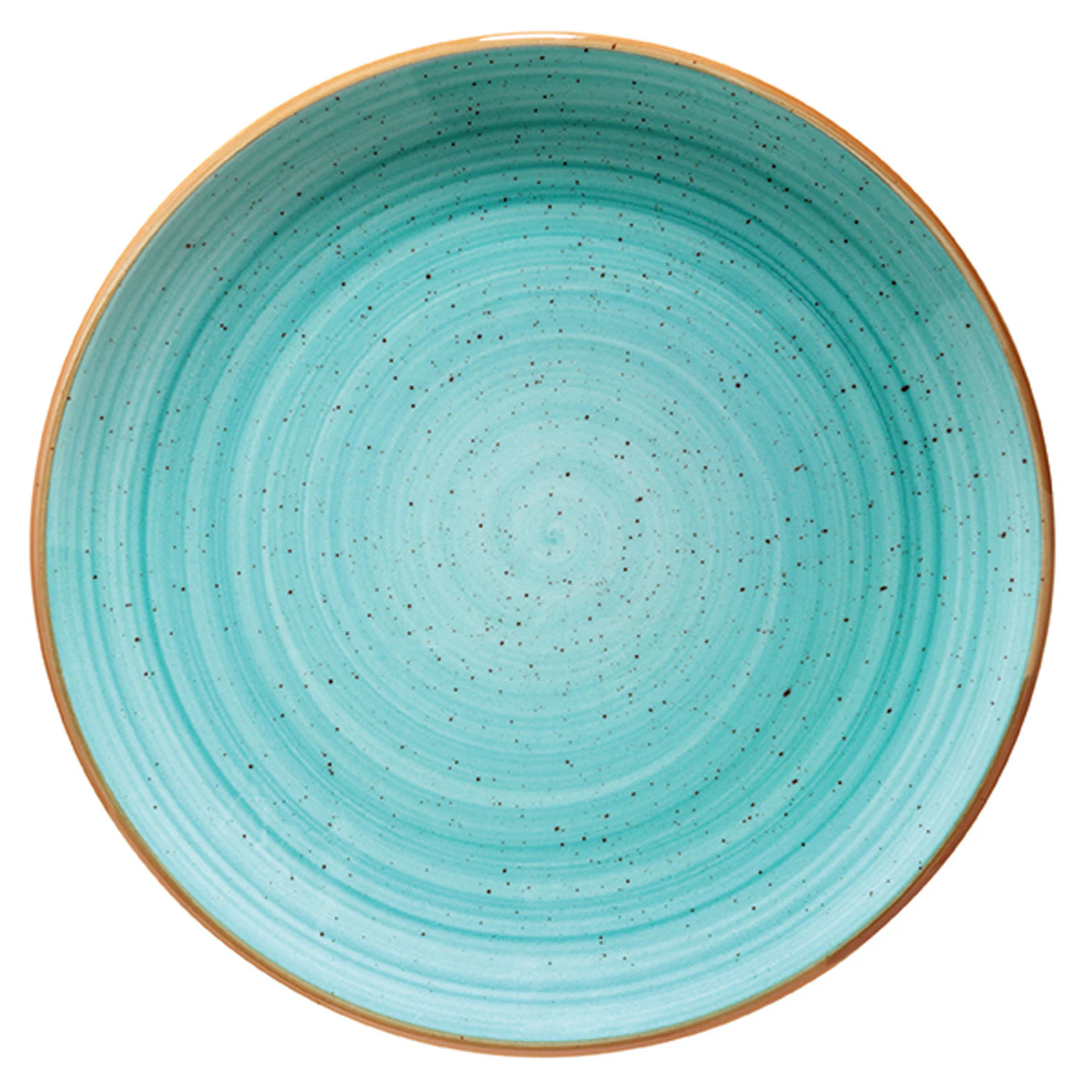 Bonna Aura Aqua Sidetallerken 21 Cm -  Tallerkener Porselen Turkis - AAQGRM21DZ