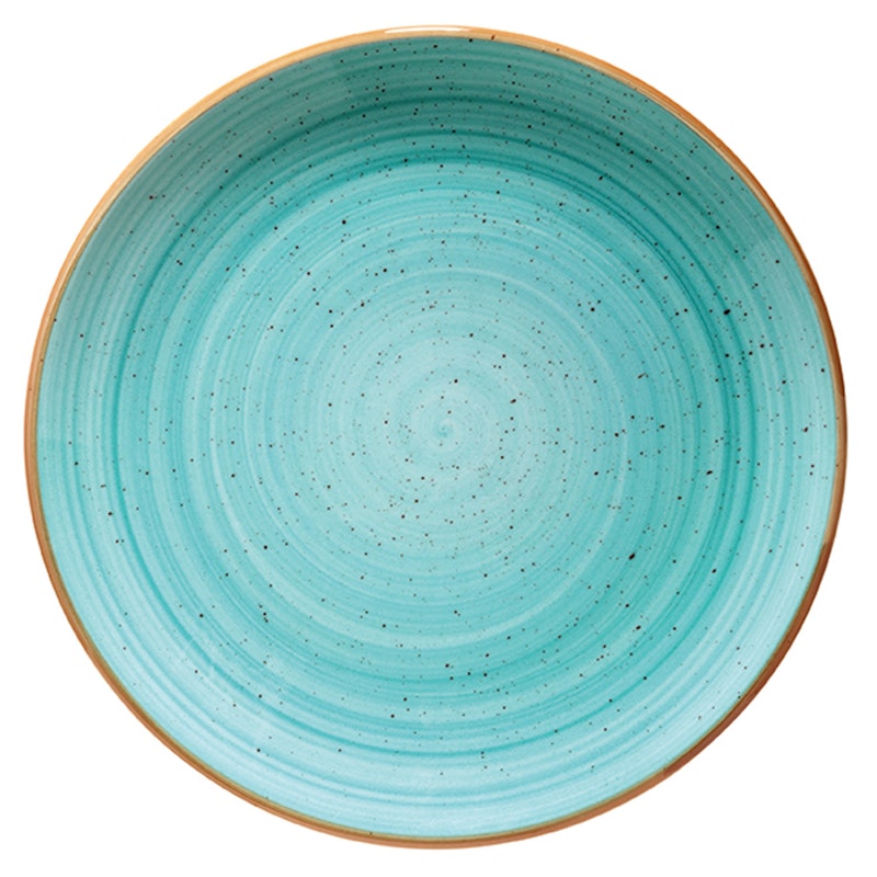 Aura Aqua Sidetallerken, 21 cm