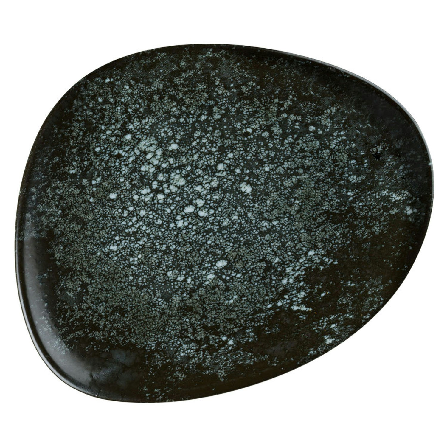 Bonna Cosmos Tallerken 24 Cm -  Tallerkener Porselen Sort - COSBLVAO24DZ