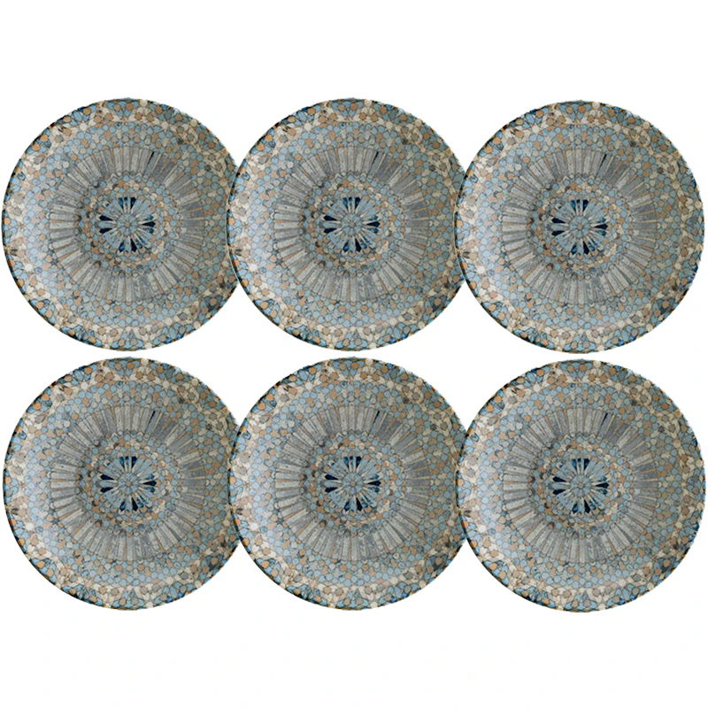 Luca Mosaic Dyp Tallerken 25 cm, 6-pk