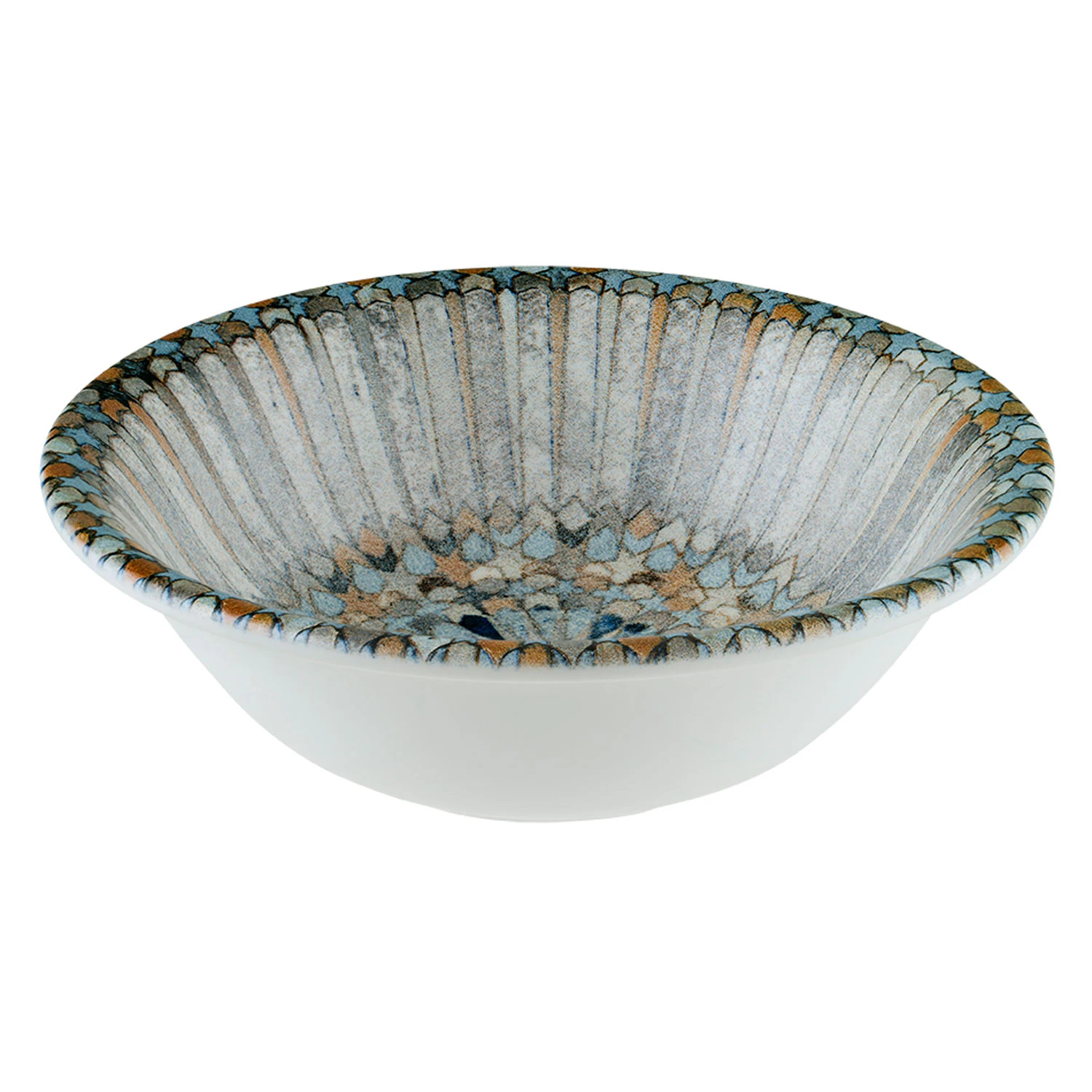 Bonna Luca Mosaic Sk&aring;l 16 Cm -  Serveringssk&aring;ler Porselen Multi - LUCMZGRM16KS