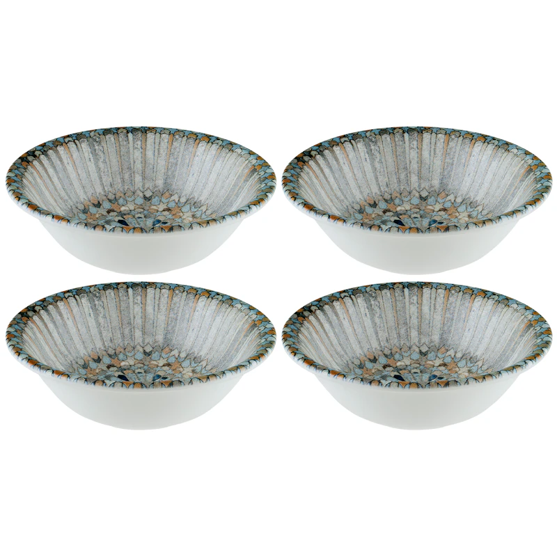 Luca Mosaic Skål 16 cm, 4-pk