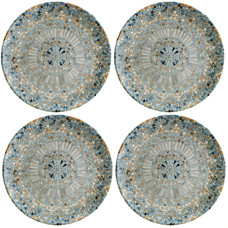 Luca Mosaic Tallerken 27 cm, 4-pk