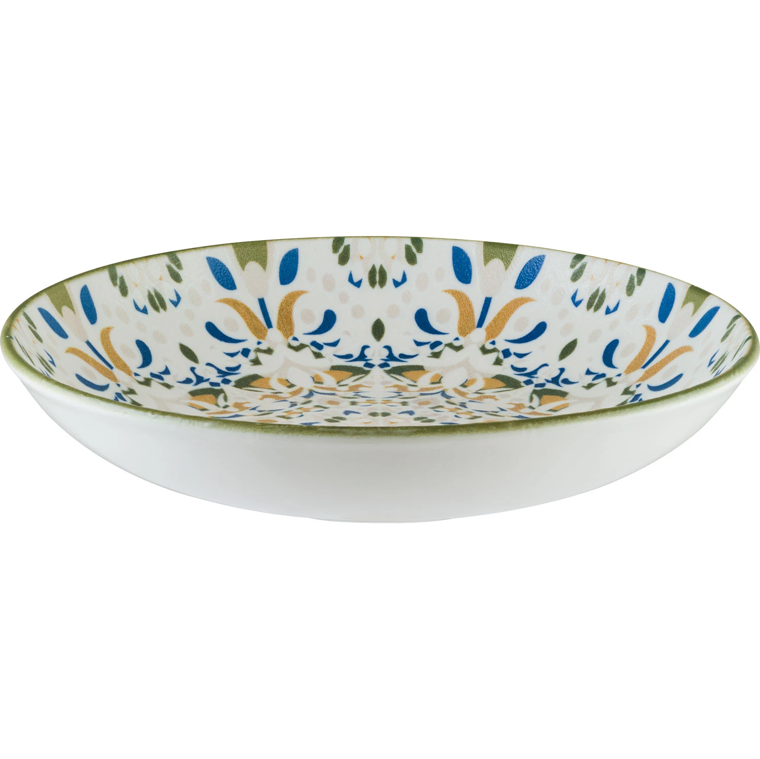 Bonna Tenango Dyp Tallerken 25 Cm -  Dype tallerkener Porselen Gr&oslash;nn - TENBLM25CK