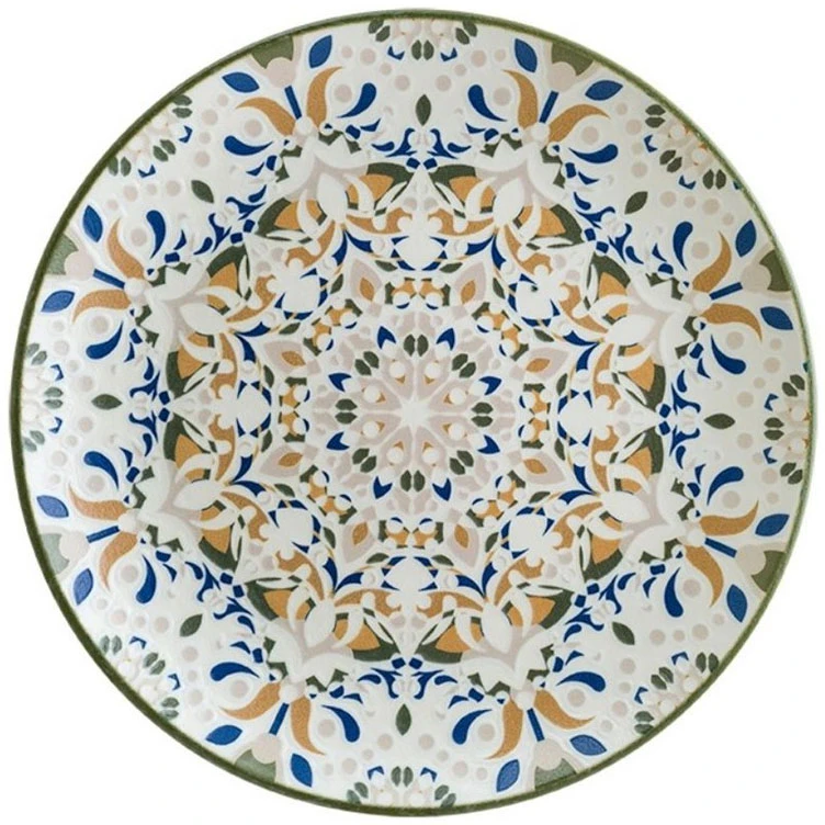 Bonna Tenango Tallerken 27 Cm -  Tallerkener Porselen Gr&oslash;nn - TENGRM27DZ