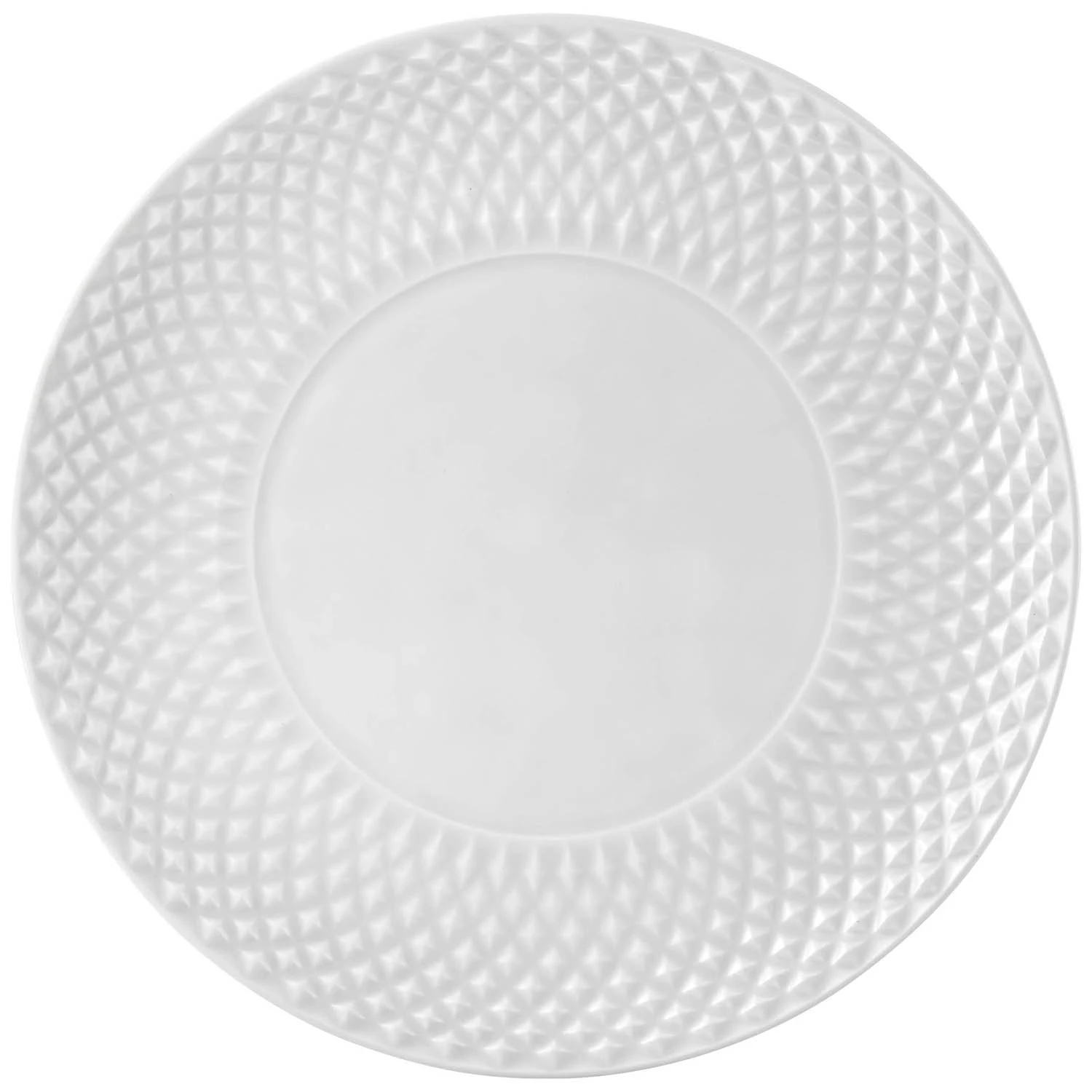 Bordallo Pinheiro Bicos Tallerken &Oslash;23 Cm  -  &Oslash;vrige Fat & Tallerkener Steingods Cinza - 65032273