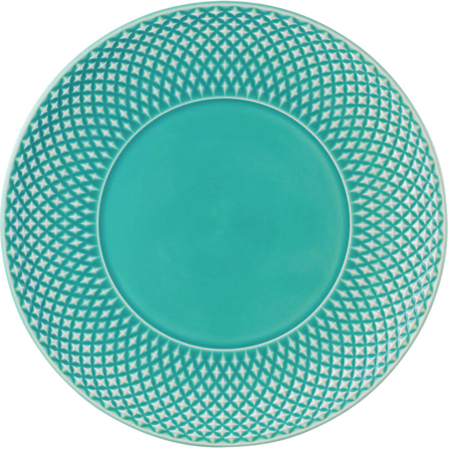 Bordallo Pinheiro Bicos Tallerken &Oslash;28 Cm  -  Tallerkener Steingods Mint - 65032226