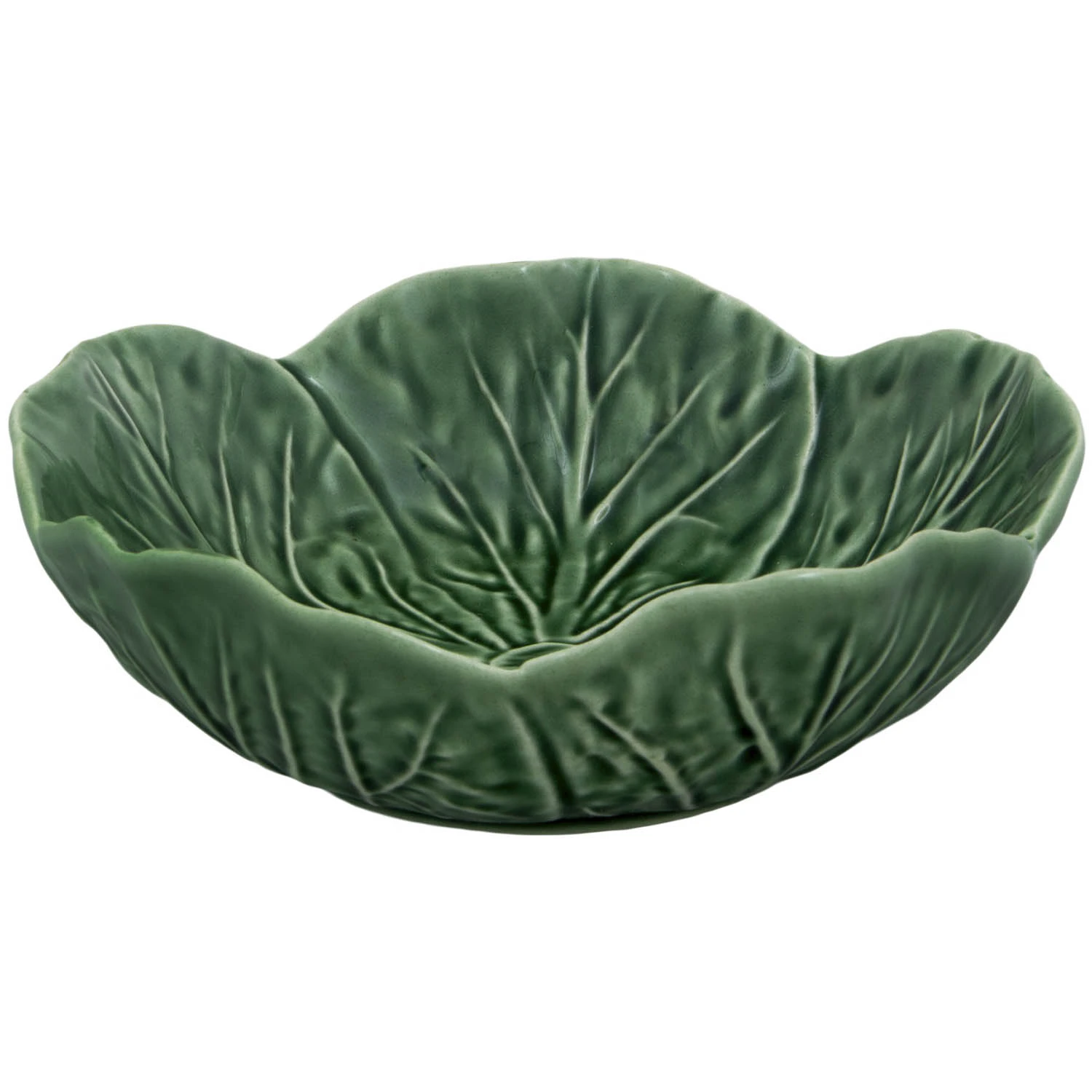Bordallo Pinheiro Cabbage Sk&aring;l &Oslash;15 Cm -  Serveringssk&aring;ler Steingods Verde - 65000696