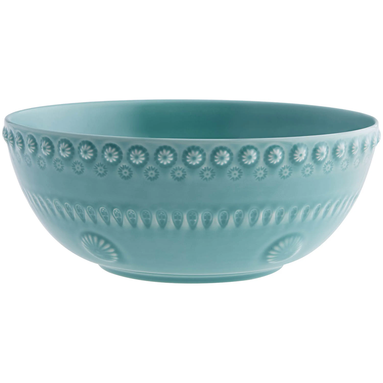 Bordallo Pinheiro Fantasy Salatbolle &Oslash;30 Cm  -  Serveringssk&aring;ler Steingods Turkis - 65004654