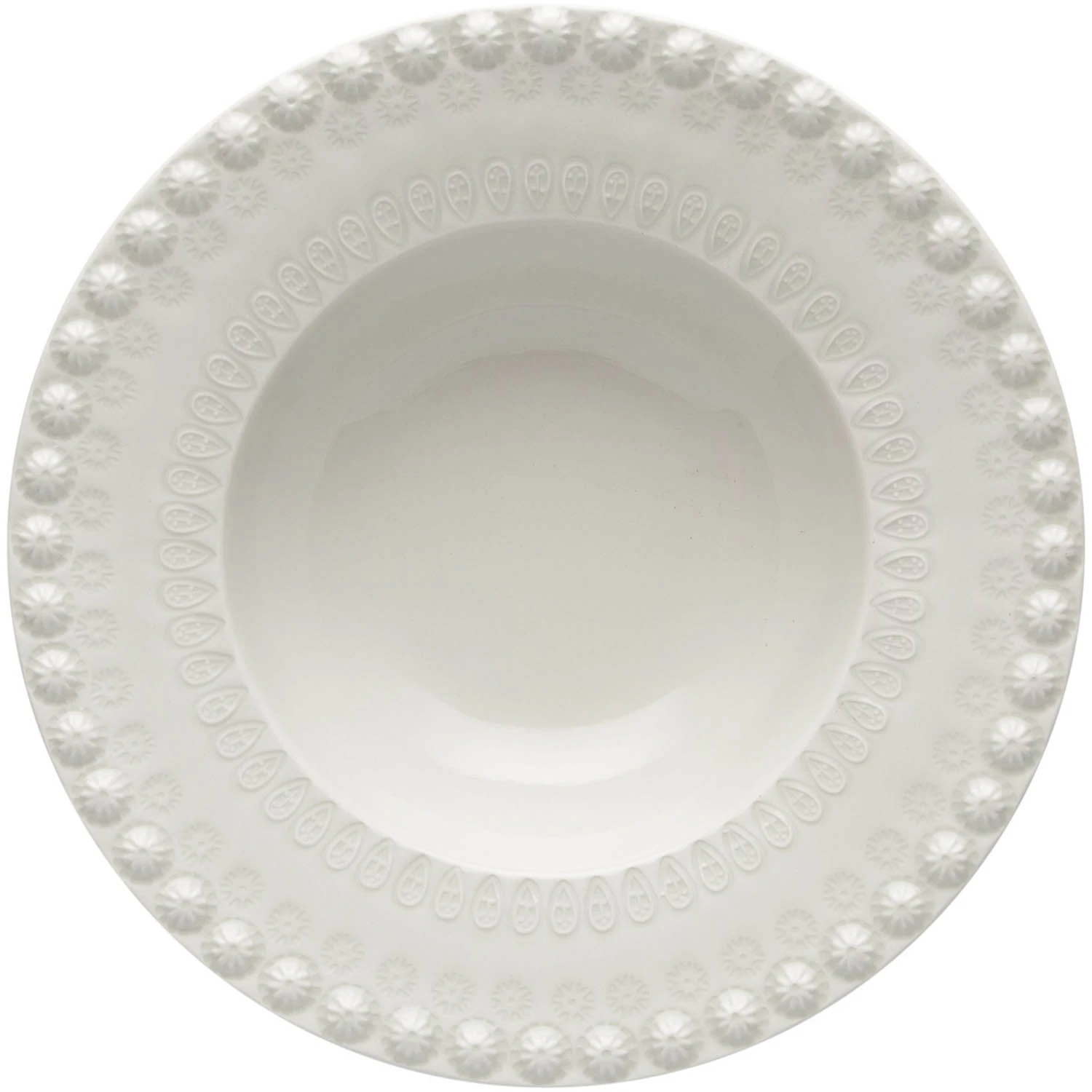 Bordallo Pinheiro Fantasy Suppetallerken &Oslash;21,5 Cm  -  Dype tallerkener Steingods Cinza - 65011277