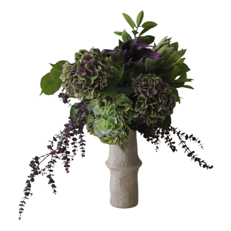 Aubergine Bloom Bukett 106 cm 12-pk
