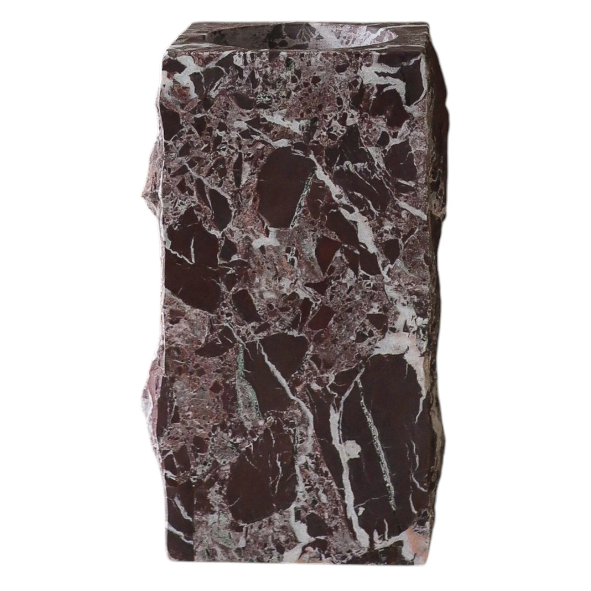 Botan&eacute; Edge Vase Large - Vaser Sten Rosso Levanto - BOT-EDG-ROSS-L