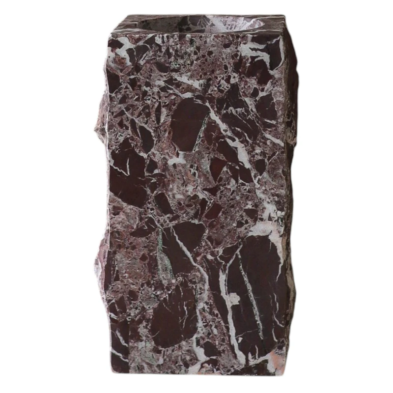Edge Vase Large, Rosso Levanto
