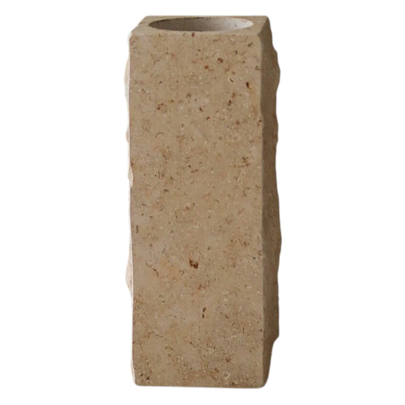 Edge Vase Medium, Limestone