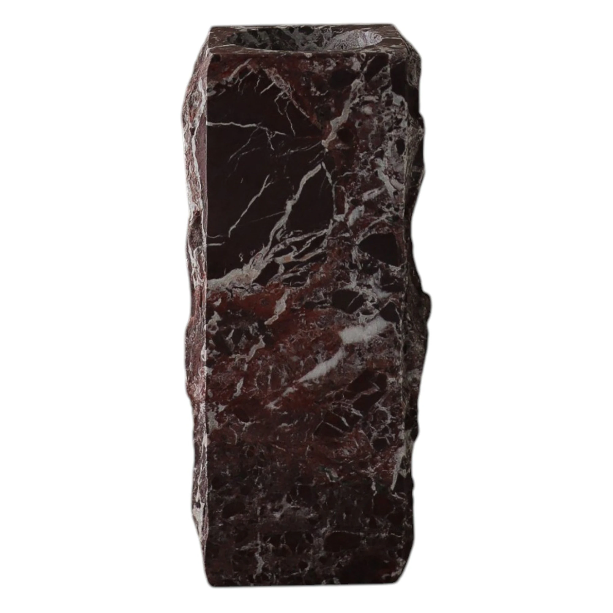 Botan&eacute; Edge Vase Medium - Vaser Sten Rosso Levanto - BOT-EDG-ROSS-M