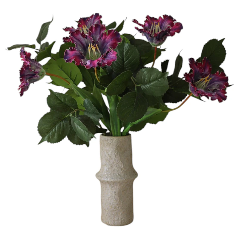 Plum Velvet Bukett 77 cm 10-pk