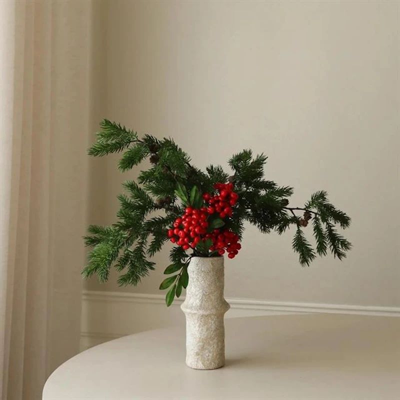 Winter Garnet Bukett Rød