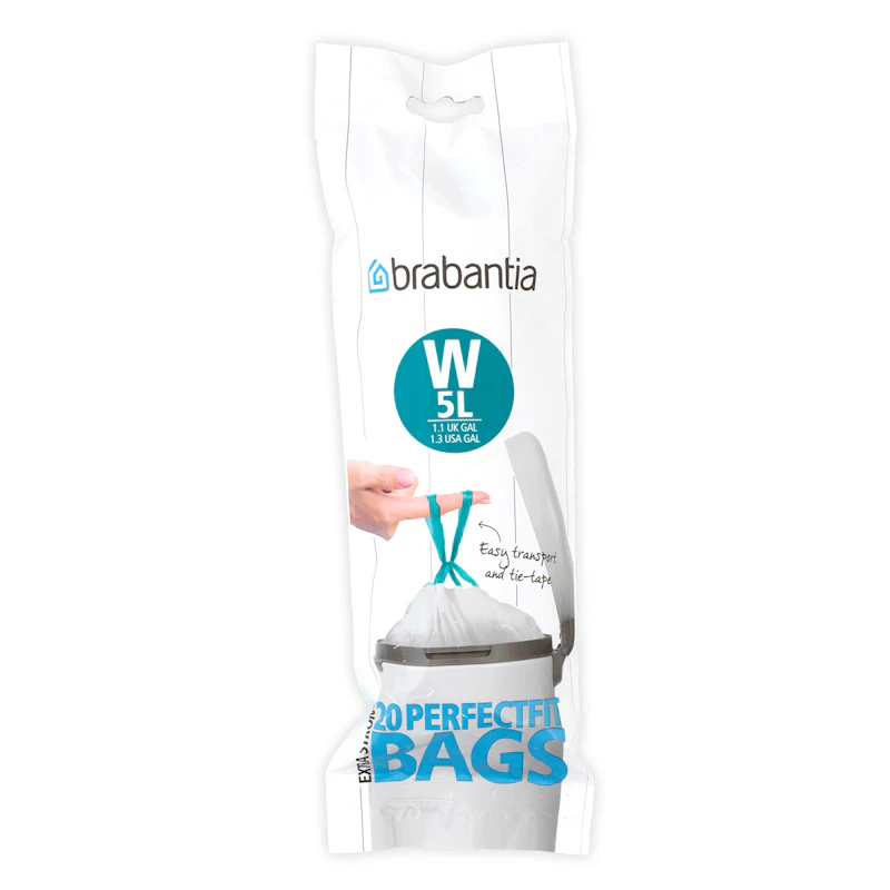 PerfectFit Avfallspose W 5L 20 St