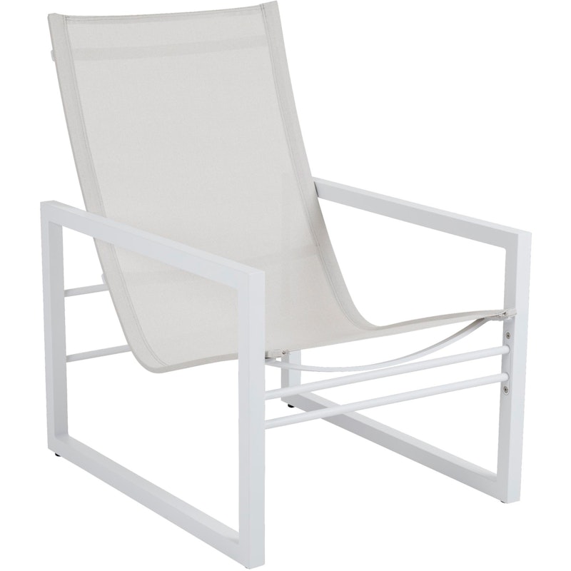 Vevi Armchair Aluminium , White