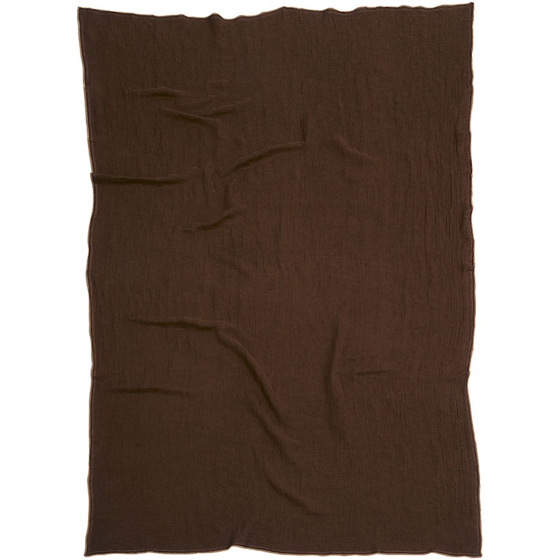 Evy Pledd 130x190 cm, Mørkebrun