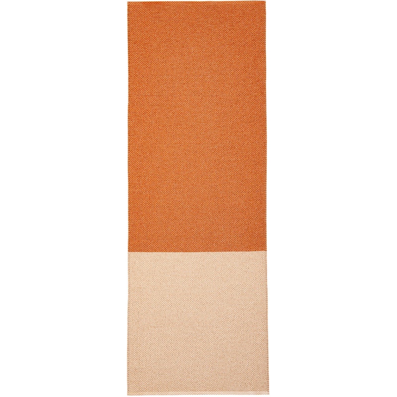 Moor Teppe 70x250 cm, Terracotta / Pale Pink
