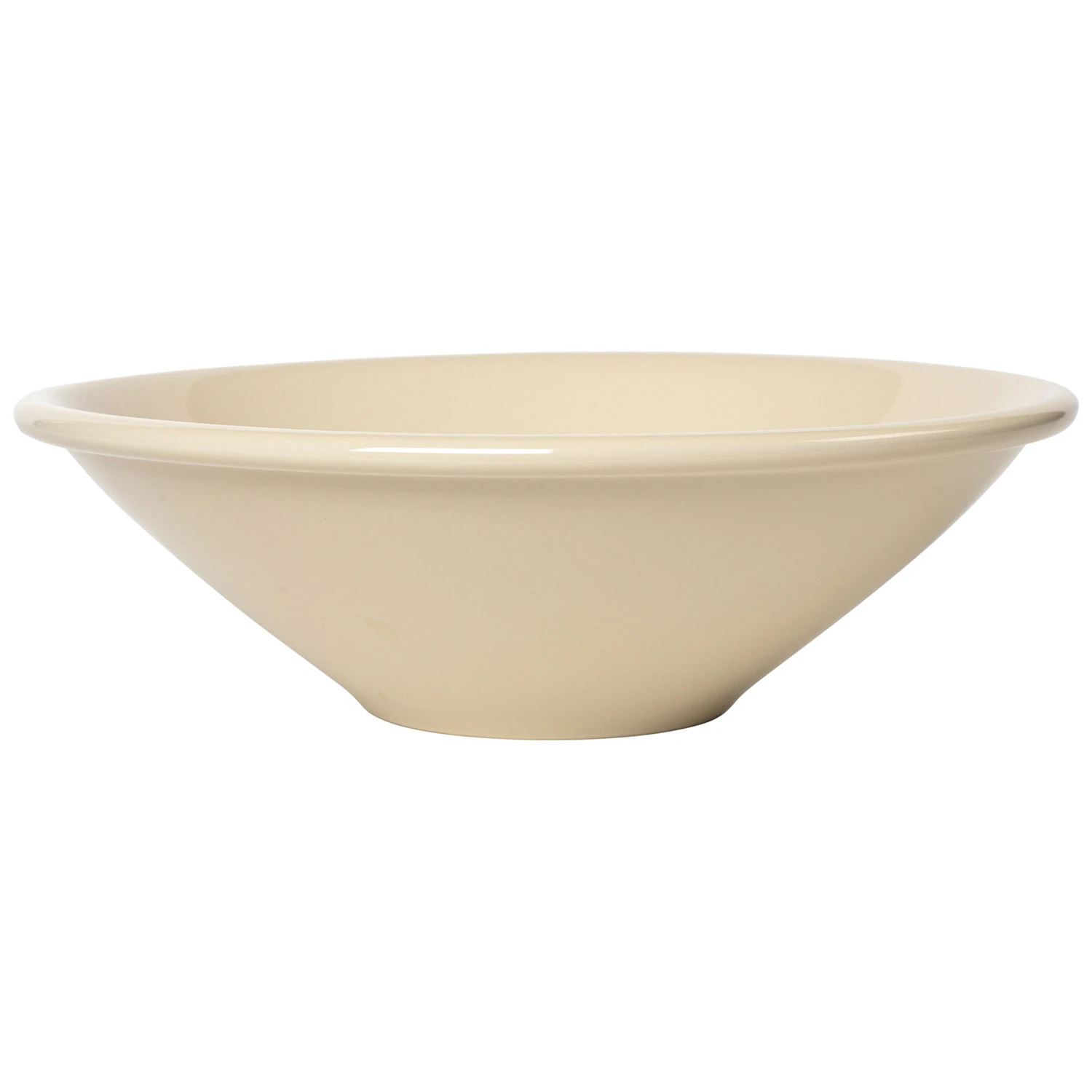 Broste Copenhagen Alfredo Sk&aring;l 24 Cm  -  Serveringssk&aring;ler Stengods Beige - 14533546