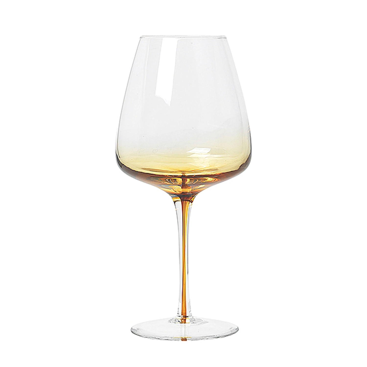 Broste Copenhagen Amber R&oslash;dvinsglass 65 Cl -  Vinglass Munnbl&aring;st Glass Klar - 14460633